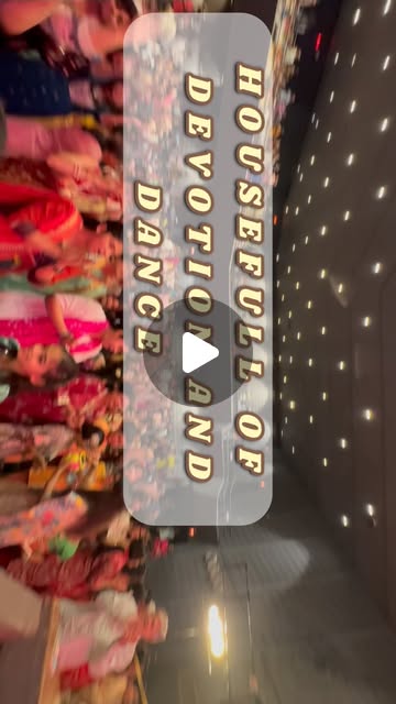Instagram reel of a bhajan evening